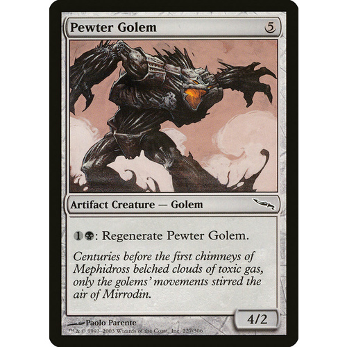 Pewter Golem FOIL - MRD