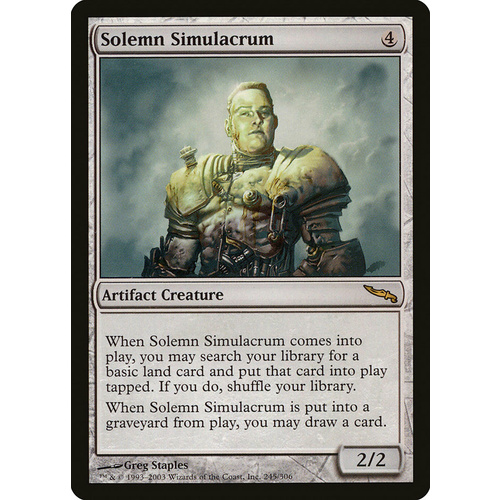 Solemn Simulacrum FOIL - MRD