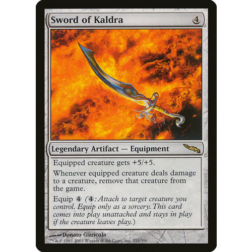 Sword of Kaldra FOIL - MRD