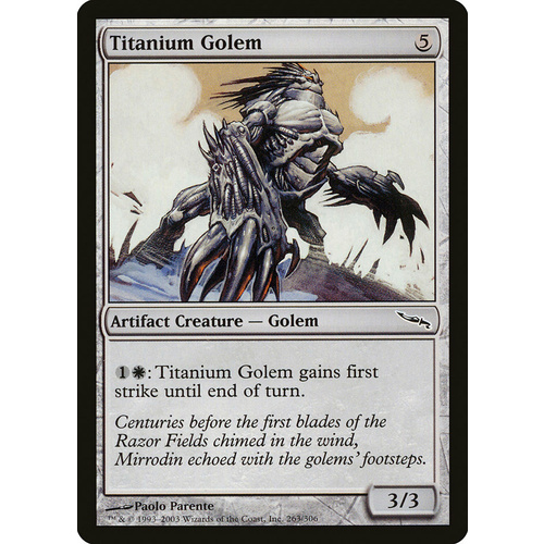 Titanium Golem FOIL - MRD