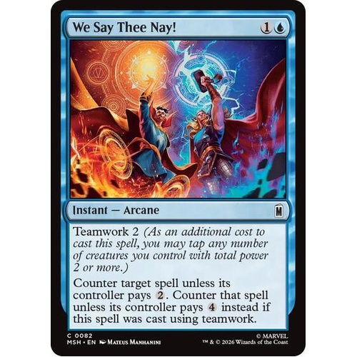 We Say Thee Nay! - MSH