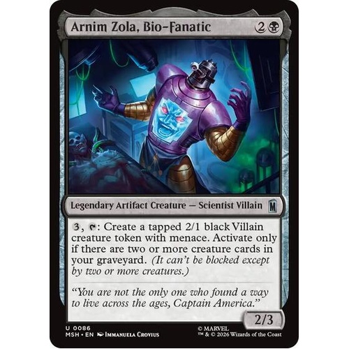 Arnim Zola, Bio-Fanatic - MSH