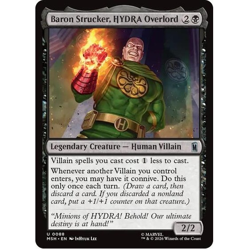 Baron Strucker, HYDRA Overlord - MSH
