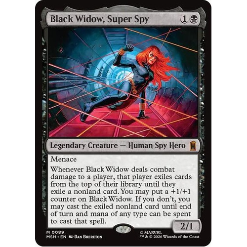 Black Widow, Super Spy - MSH