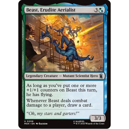 Beast, Erudite Aerialist - MSH