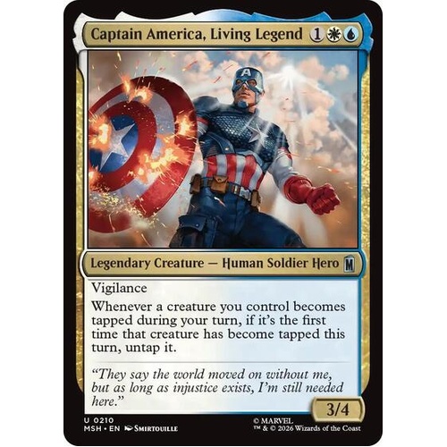 Captain America, Living Legend - MSH