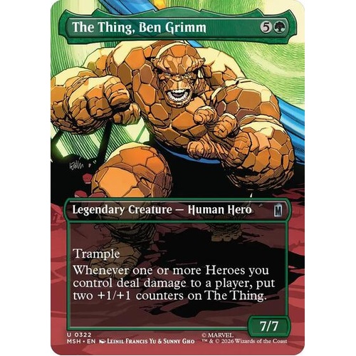 The Thing, Ben Grimm (Borderless) - MSH