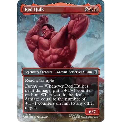 Red Hulk (Borderless) - MSH