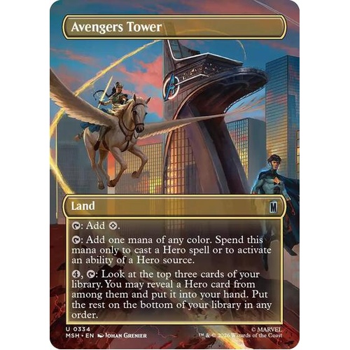 Avengers Tower (Borderless) - MSH