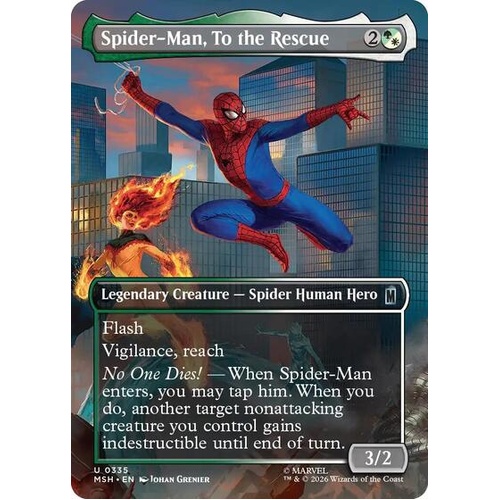 Spider-Man, To the Rescue (Borderless) - MSH