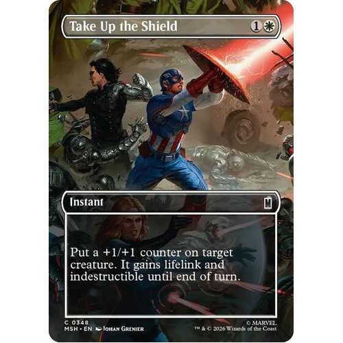 Take Up the Shield (Borderless) - MSH