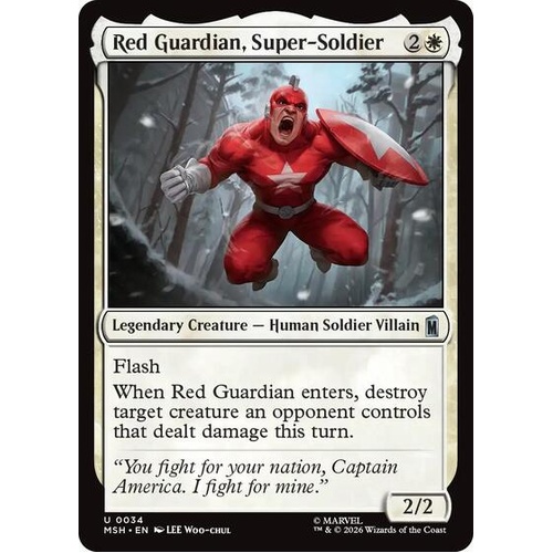 Red Guardian, Super-Soldier FOIL - MSH