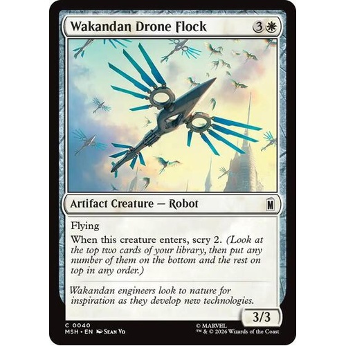 Wakandan Drone Flock FOIL - MSH