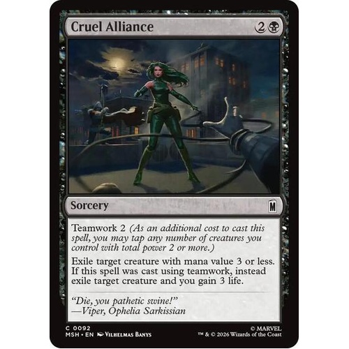 Cruel Alliance FOIL - MSH