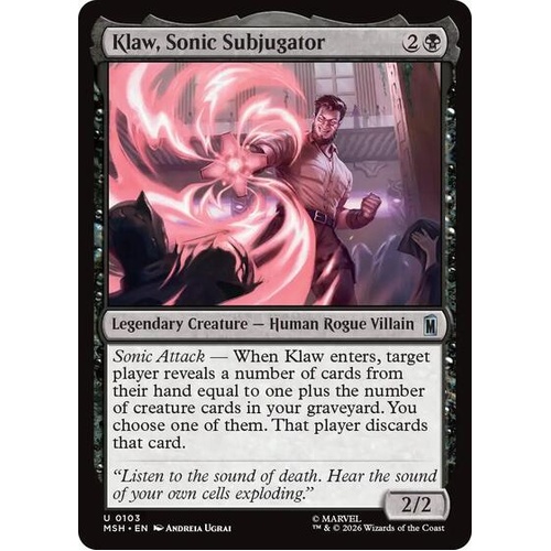 Klaw, Sonic Subjugator FOIL - MSH