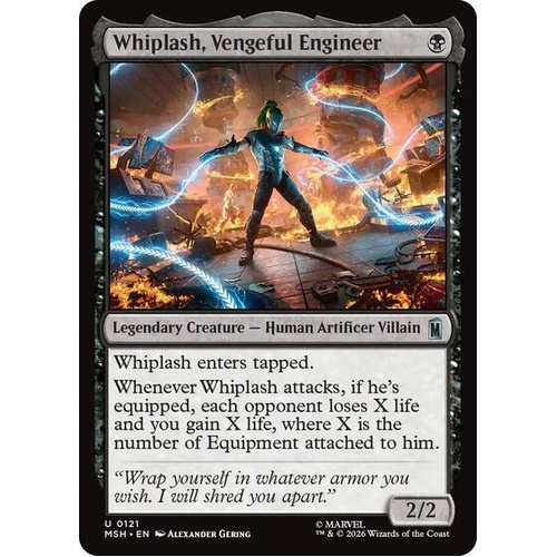 Whiplash, Vengeful Engineer FOIL - MSH