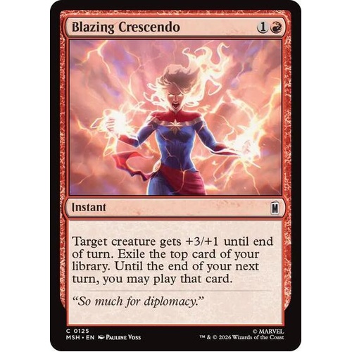 Blazing Crescendo FOIL - MSH