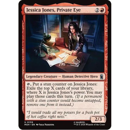 Jessica Jones, Private Eye FOIL - MSH