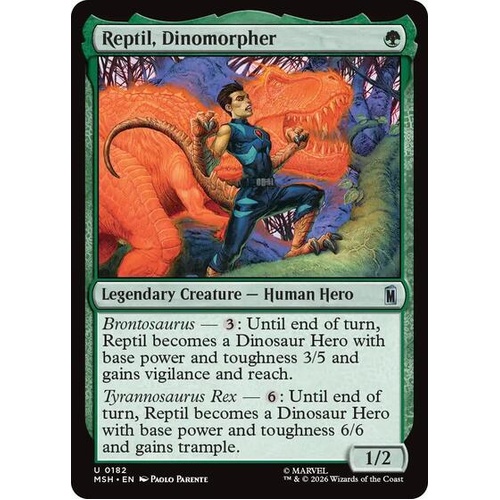 Reptil, Dinomorpher FOIL - MSH