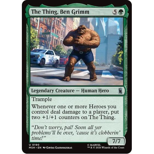The Thing, Ben Grimm FOIL - MSH