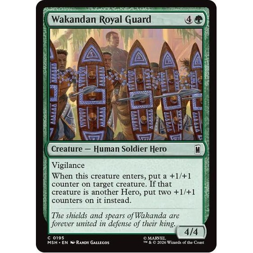 Wakandan Royal Guard FOIL - MSH