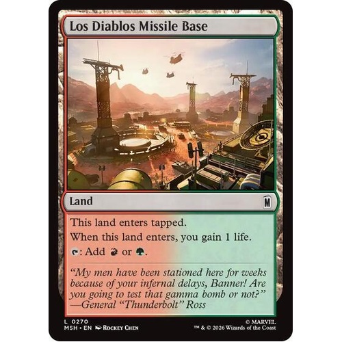 Los Diablos Missile Base FOIL - MSH