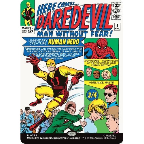 Daredevil, Man Without Fear (Borderless) (0398) FOIL - MSH