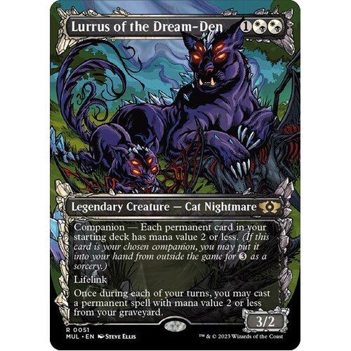 Near Mint MTG Card Magic: The Gathering Card  Lurrus Of The Dream-Den ( Ikoria, Rare, Near Mint) Lurrus Magic The Gathering