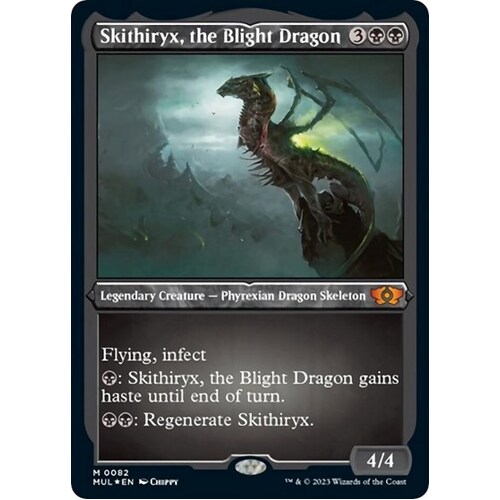 Skithiryx, the Blight Dragon (Foil Etched) - MUL