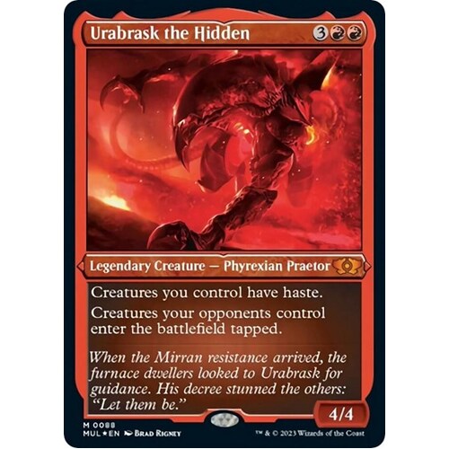 Urabrask the Hidden (Foil Etched) - MUL