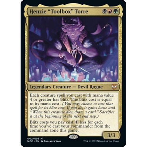 Henzie "Toolbox" Torre - NCC