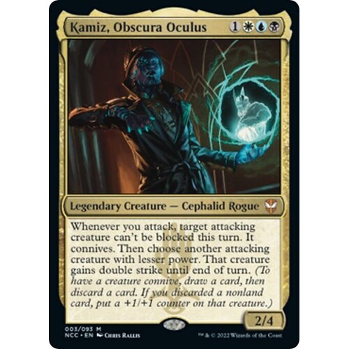 Kamiz, Obscura Oculus - NCC