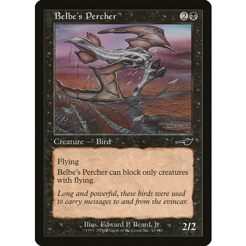 Belbe's Percher - NEM