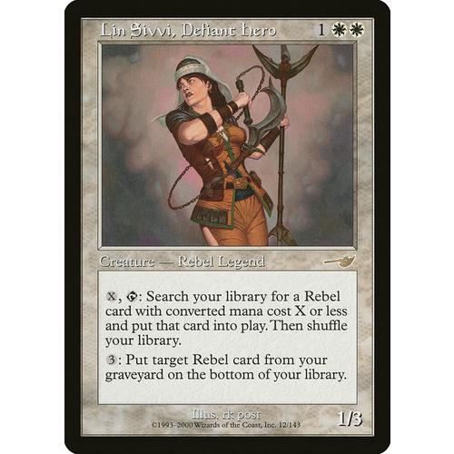 Lin Sivvi, Defiant Hero FOIL - NEM