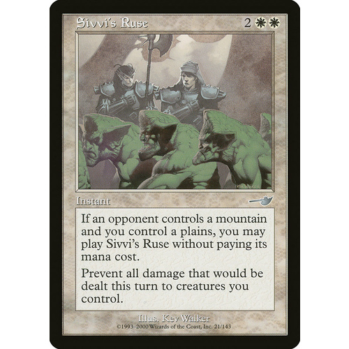 Sivvi's Ruse FOIL - NEM