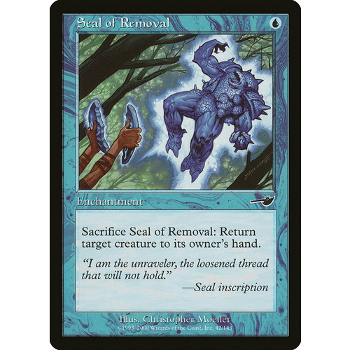 Seal of Removal FOIL - NEM