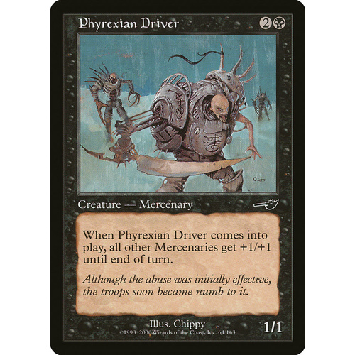 Phyrexian Driver FOIL - NEM