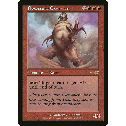 Flowstone Overseer FOIL - NEM