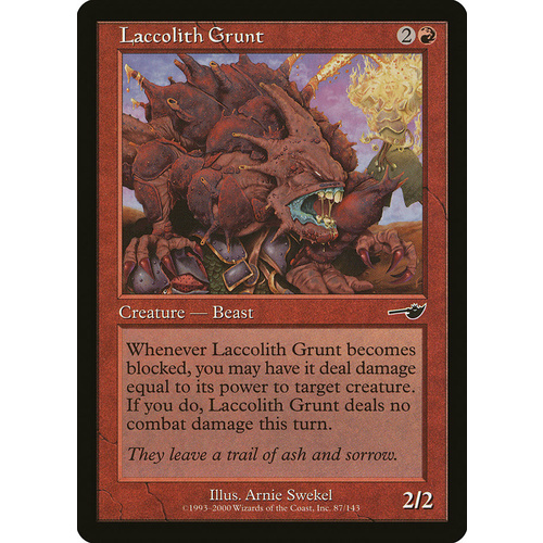 Laccolith Grunt FOIL - NEM