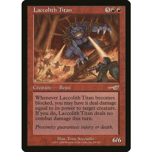 Laccolith Titan FOIL - NEM