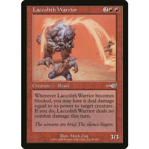 Laccolith Warrior FOIL - NEM