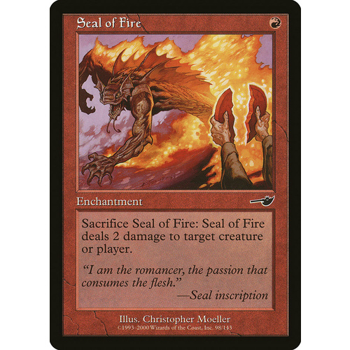 Seal of Fire FOIL - NEM