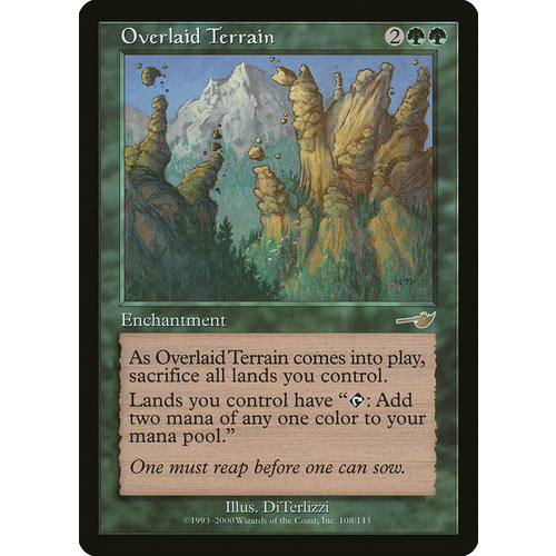 Overlaid Terrain FOIL - NEM
