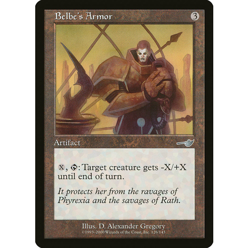 Belbe's Armor FOIL - NEM