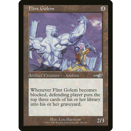 Flint Golem FOIL - NEM