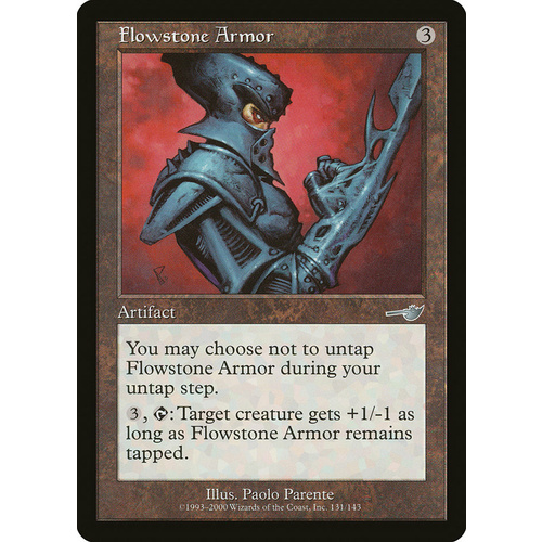Flowstone Armor FOIL - NEM