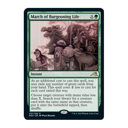 March of Burgeoning Life FOIL - NEO