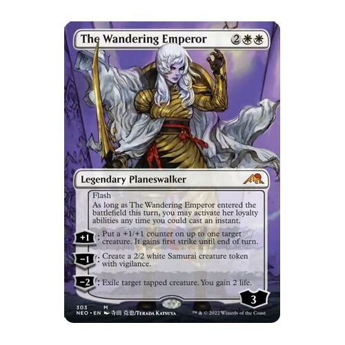 The Wandering Emperor (Borderless) FOIL NEO Decked Out Gaming