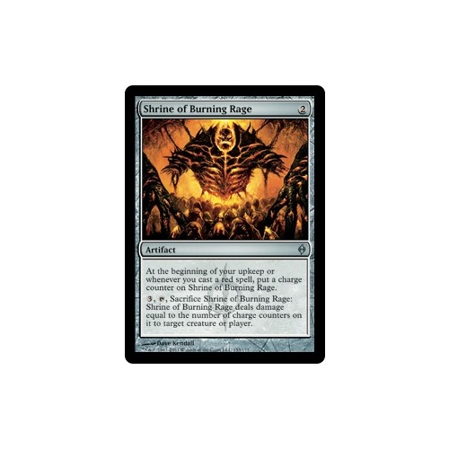 Shrine of Burning Rage FOIL - NPH