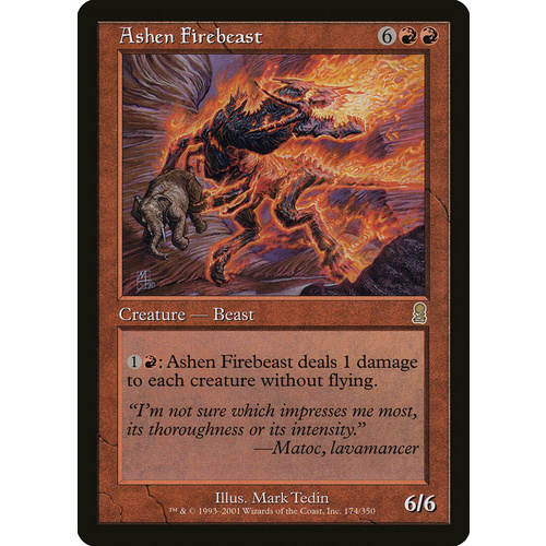 Ashen Firebeast - ODY